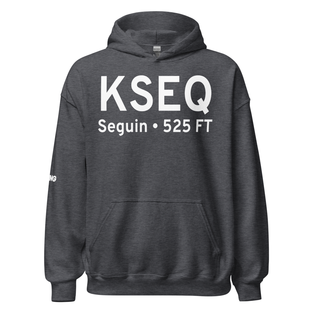 Randolph Air Force Base Auxiliary Airport (KSEQ) ICAO Hoodie Sweatshirt 