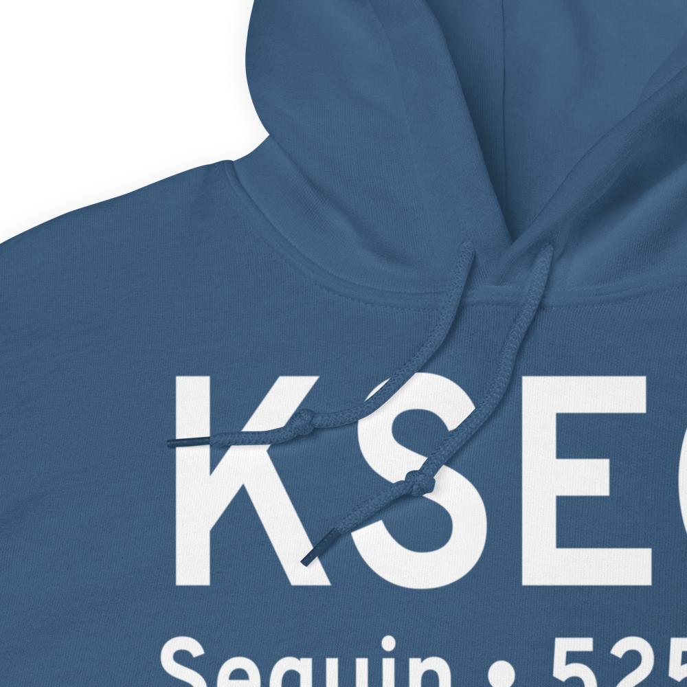 Randolph Air Force Base Auxiliary Airport (KSEQ) ICAO Hoodie Sweatshirt 