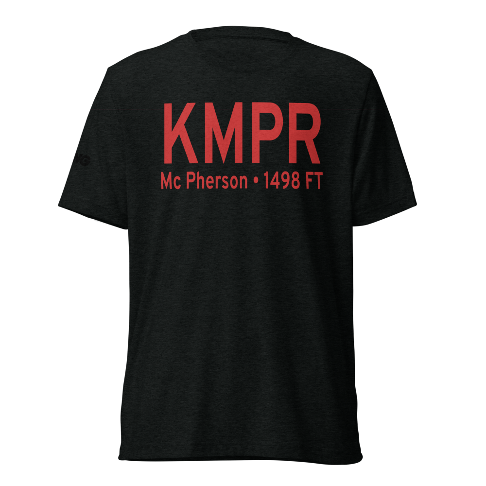 Mc Pherson Airport (KMPR) ICAO Tri-blend T-Shirt 