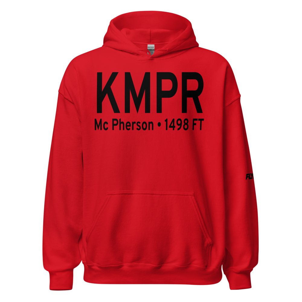 Mc Pherson Airport (KMPR) ICAO Hoodie Sweatshirt 