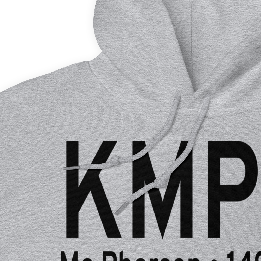 Mc Pherson Airport (KMPR) ICAO Hoodie Sweatshirt 