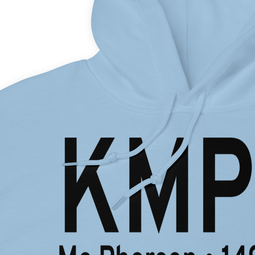 Mc Pherson Airport (KMPR) ICAO Hoodie Sweatshirt 
