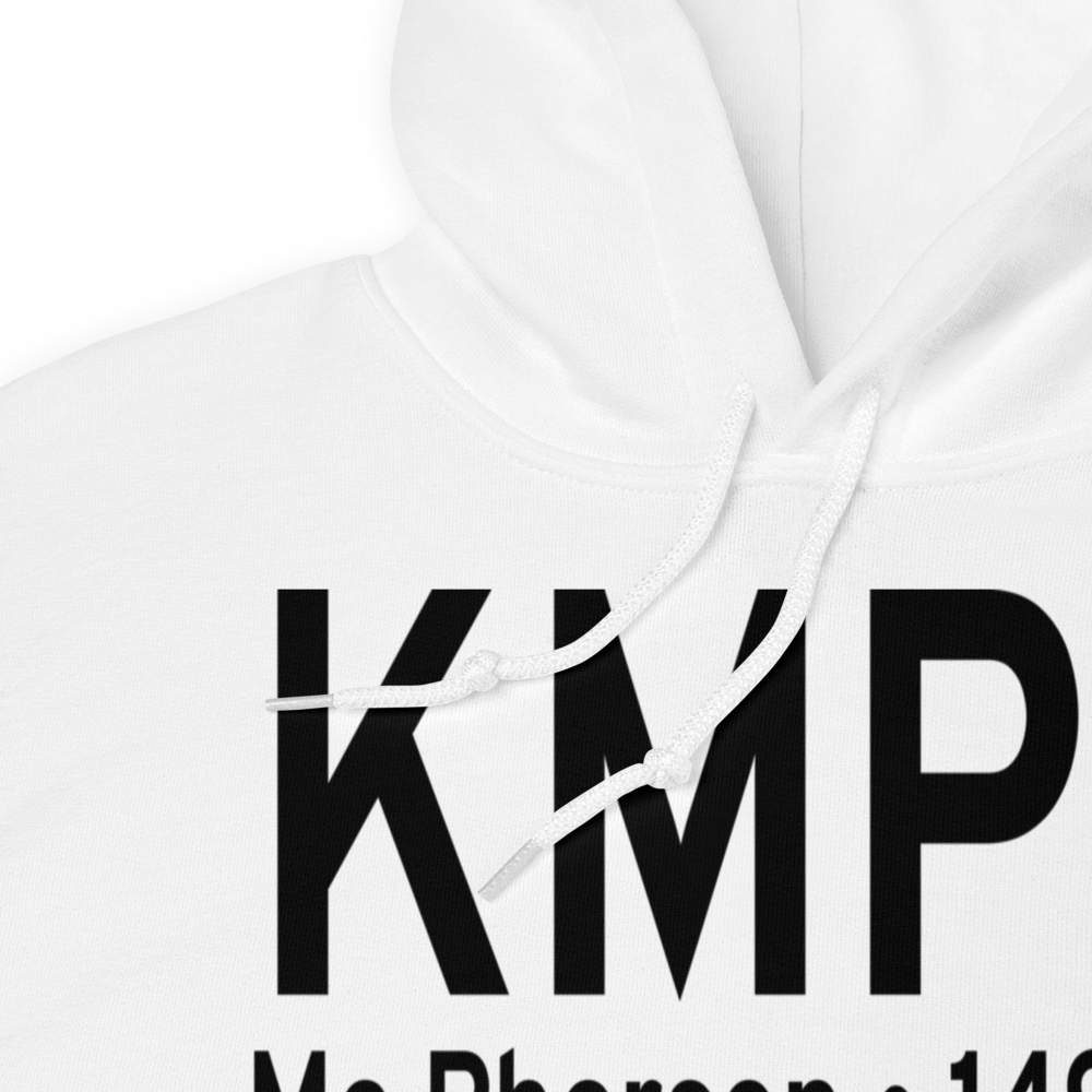 Mc Pherson Airport (KMPR) ICAO Hoodie Sweatshirt 