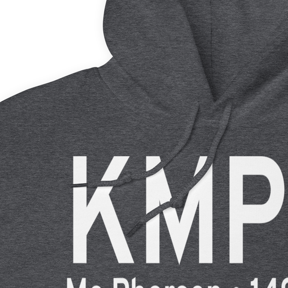Mc Pherson Airport (KMPR) ICAO Hoodie Sweatshirt 