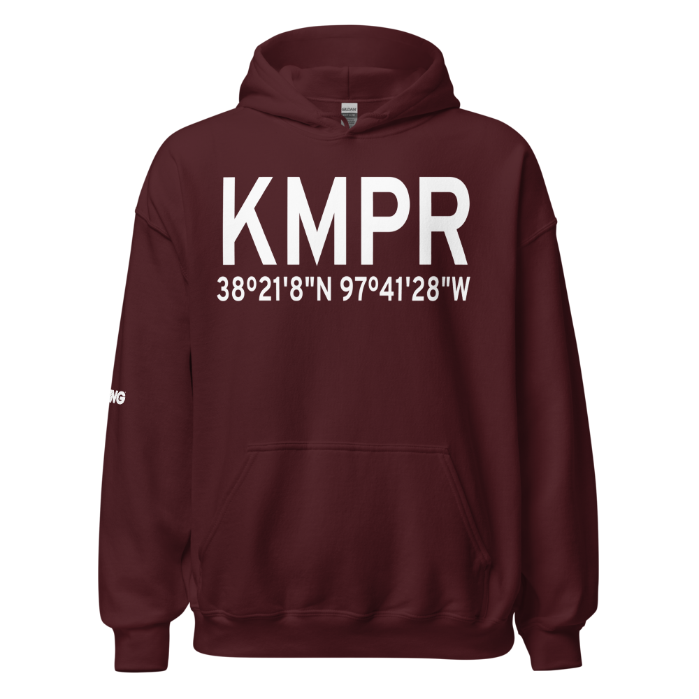 Mc Pherson Airport (KMPR) ICAO Hoodie Sweatshirt 