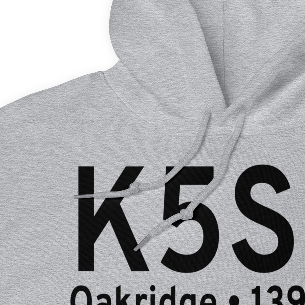 Oakridge State Airport (K5S0) ICAO Hoodie Sweatshirt 