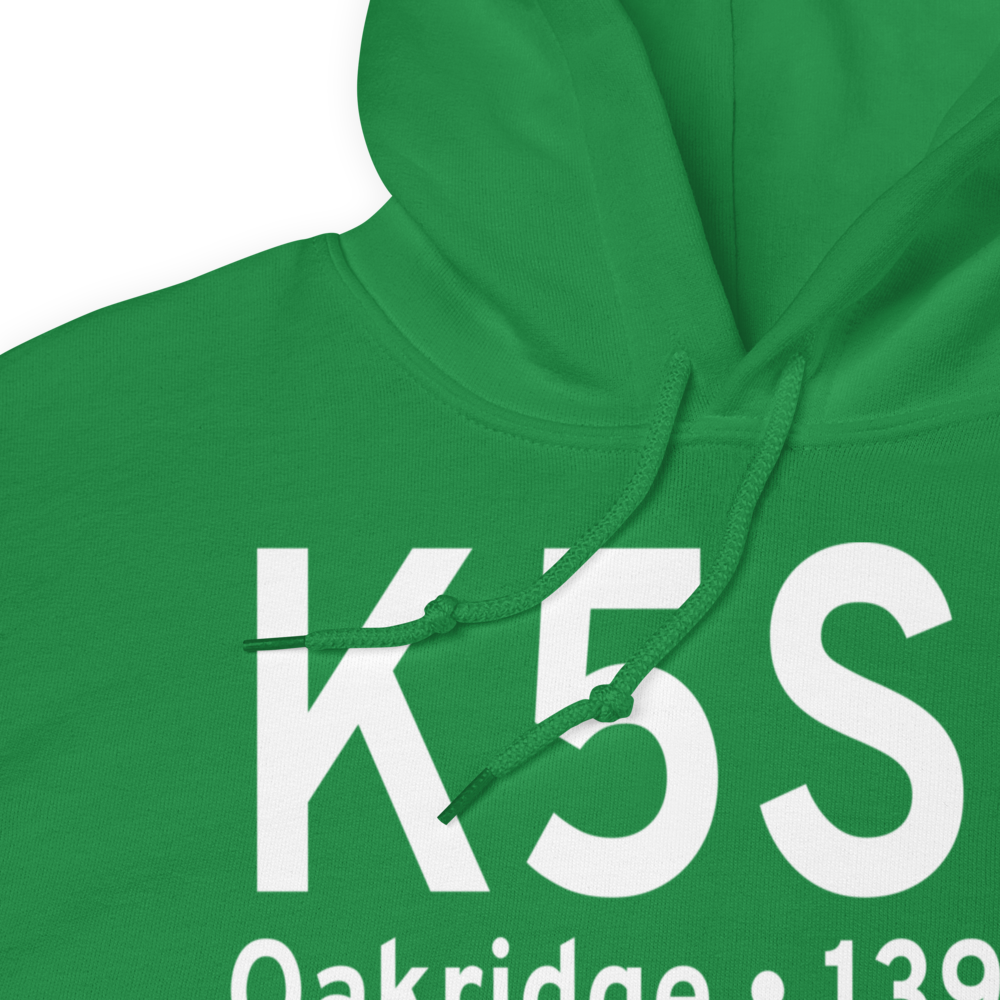 Oakridge State Airport (K5S0) ICAO Hoodie Sweatshirt 