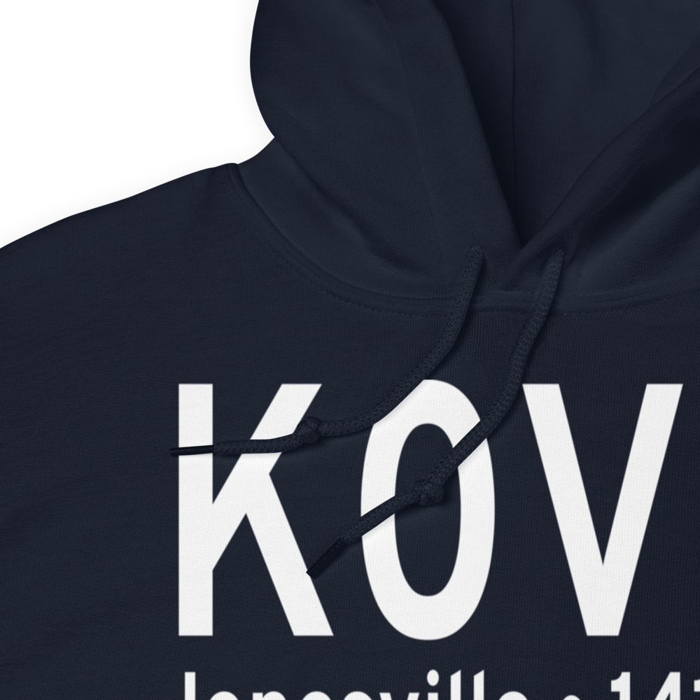 Lee County Airport (K0VG) ICAO Hoodie Sweatshirt 