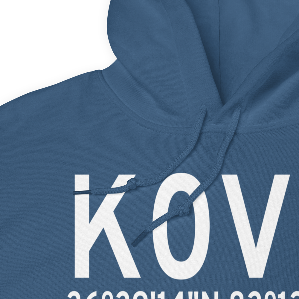 Lee County Airport (K0VG) ICAO Hoodie Sweatshirt 