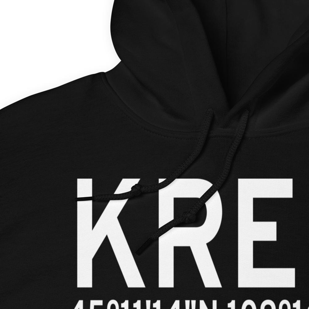 Red Lodge Airport (KRED) ICAO Hoodie Sweatshirt 