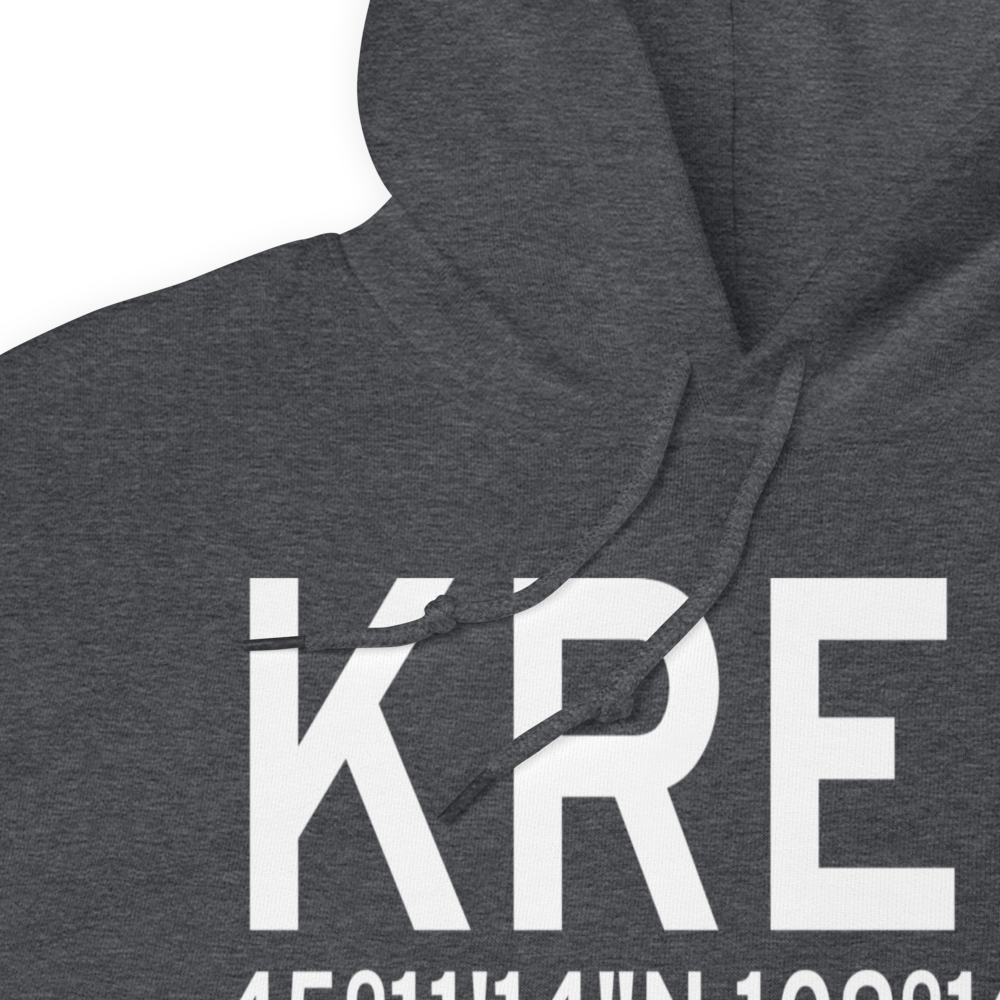 Red Lodge Airport (KRED) ICAO Hoodie Sweatshirt 