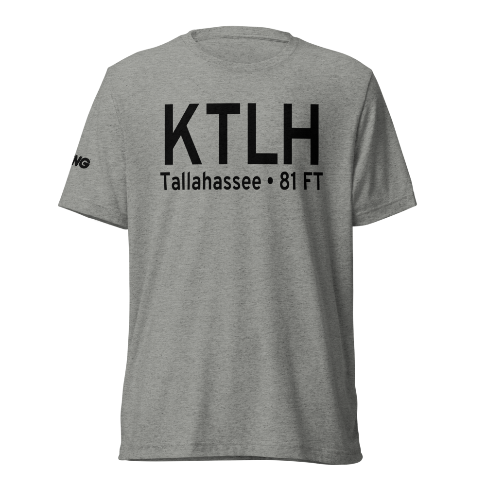 Tallahassee Regional Airport (KTLH) ICAO Tri-blend T-Shirt 