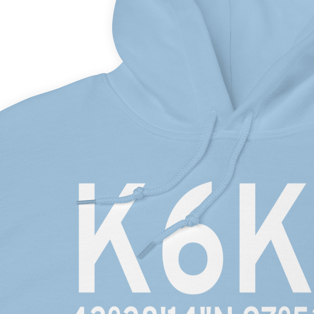 Creighton Municipal Airport (K6K3) ICAO Hoodie Sweatshirt 