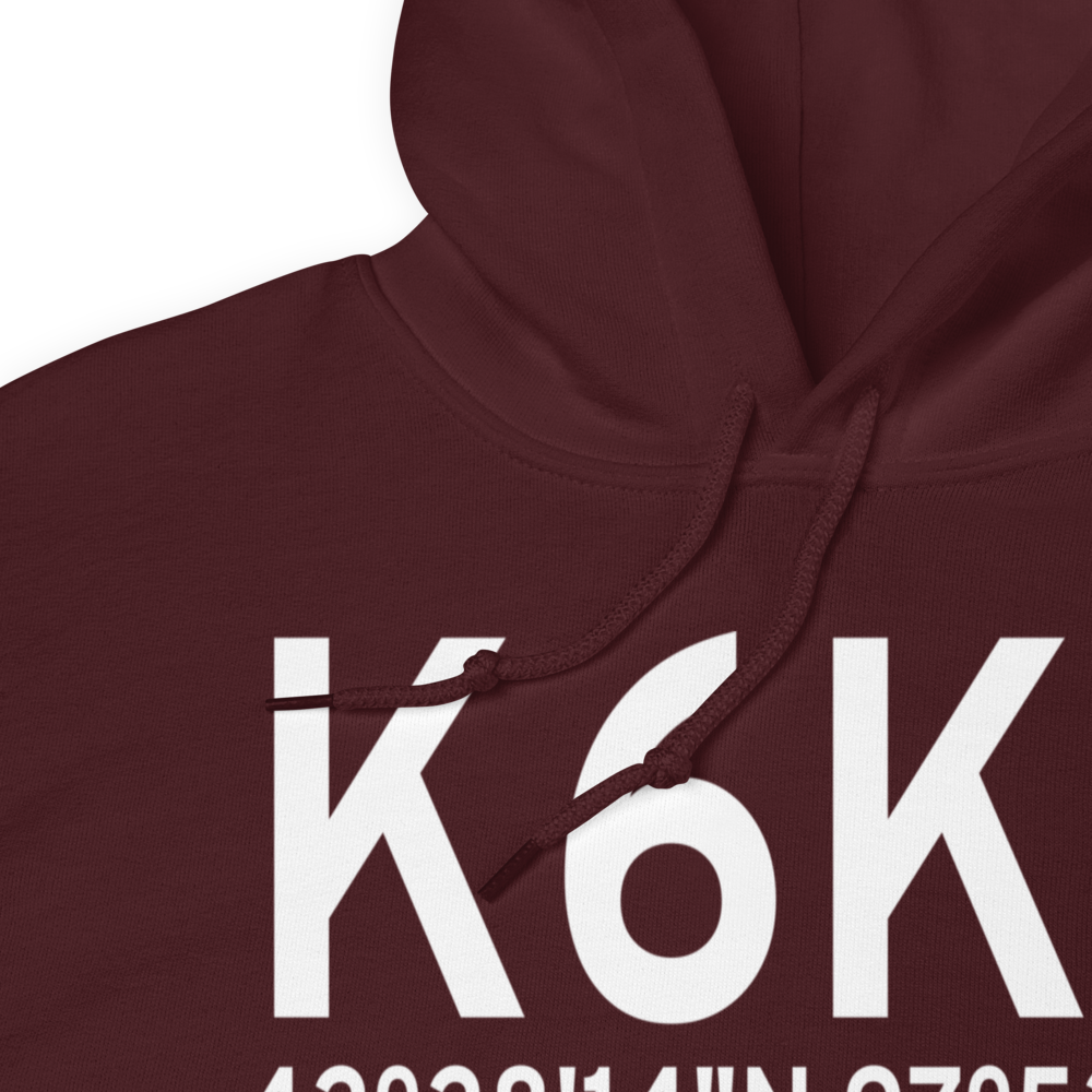Creighton Municipal Airport (K6K3) ICAO Hoodie Sweatshirt 