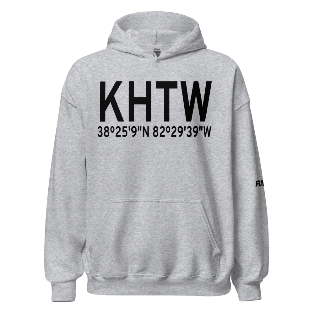 Lawrence County Airpark (KHTW) ICAO Hoodie Sweatshirt 