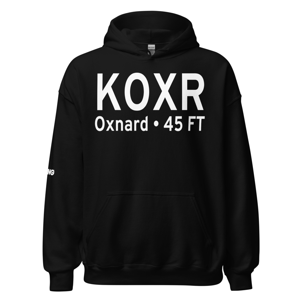 Oxnard Airport (KOXR) ICAO Hoodie Sweatshirt 