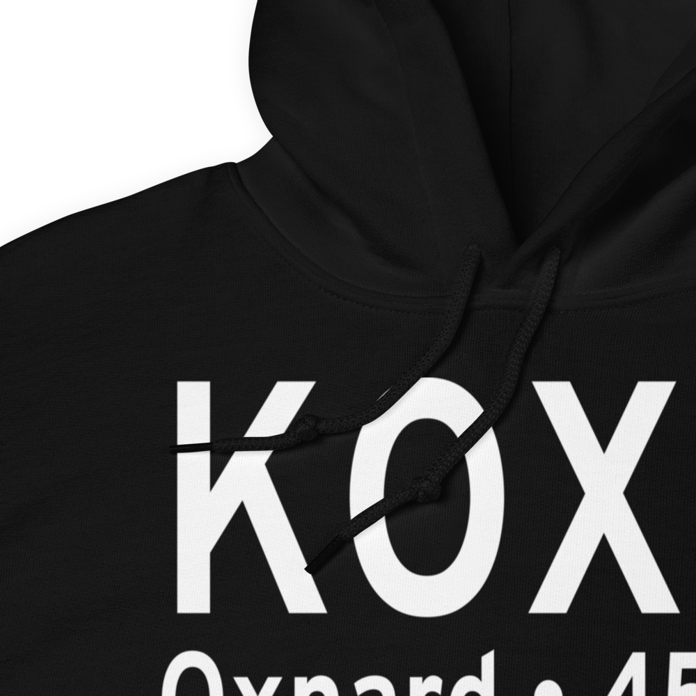 Oxnard Airport (KOXR) ICAO Hoodie Sweatshirt 