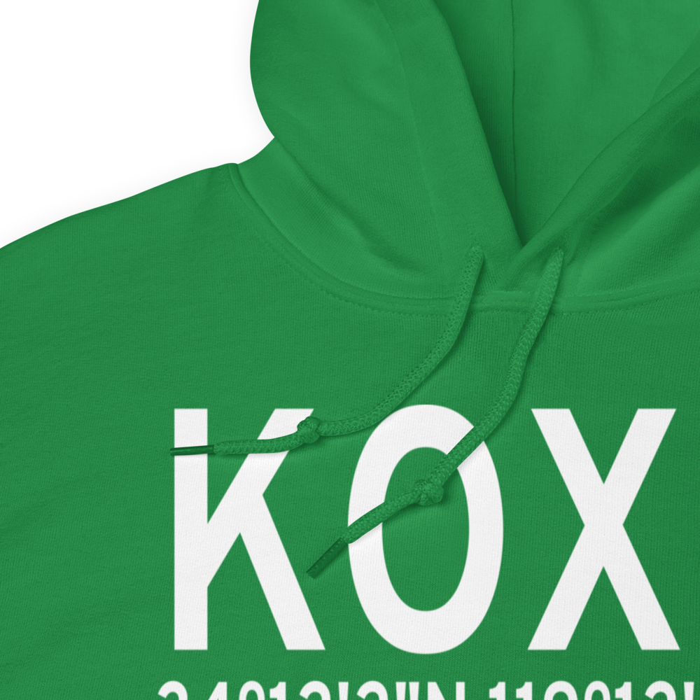 Oxnard Airport (KOXR) ICAO Hoodie Sweatshirt 
