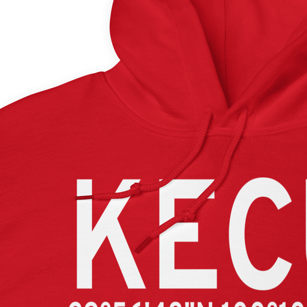 Edwards County Airport (KECU) ICAO Hoodie Sweatshirt 