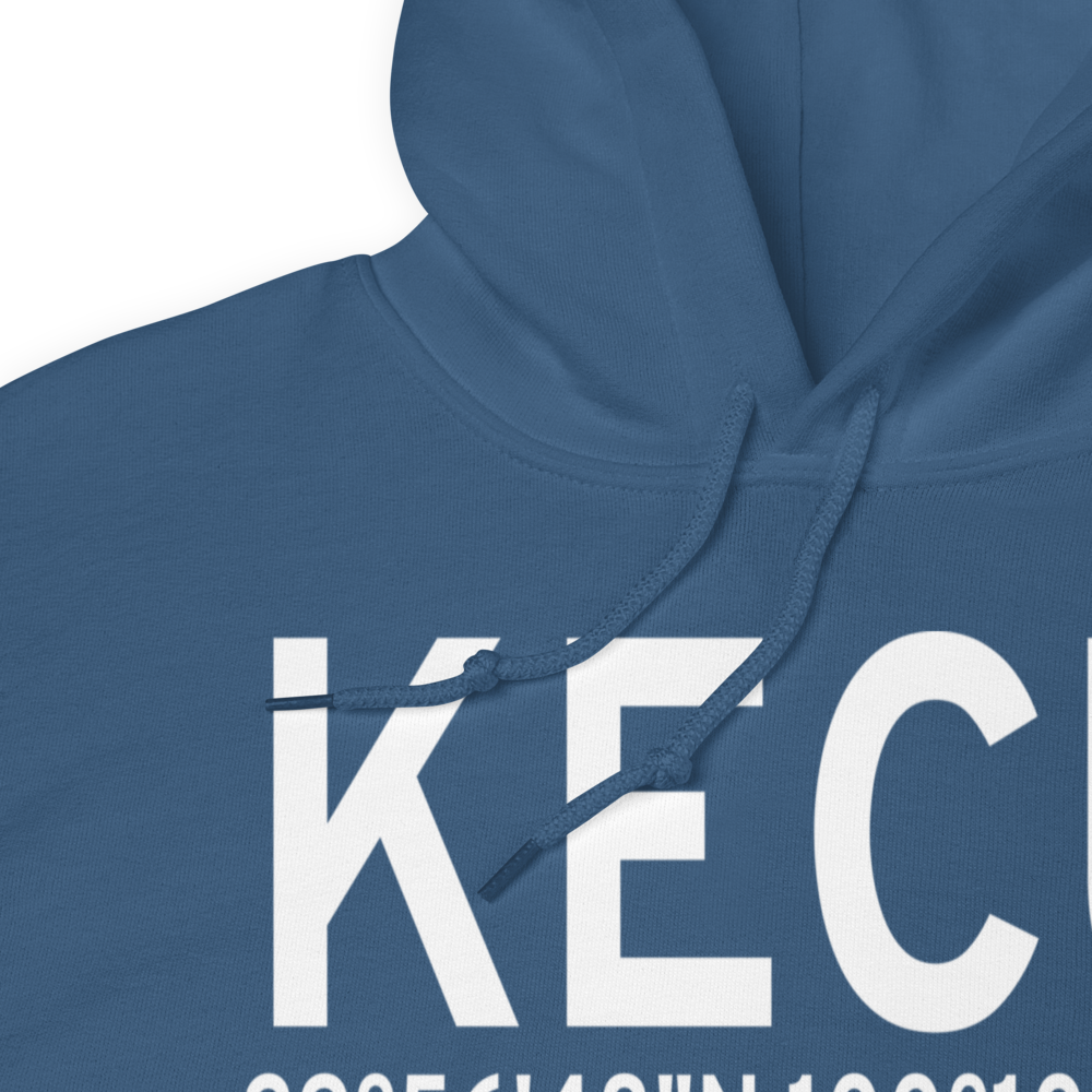 Edwards County Airport (KECU) ICAO Hoodie Sweatshirt 