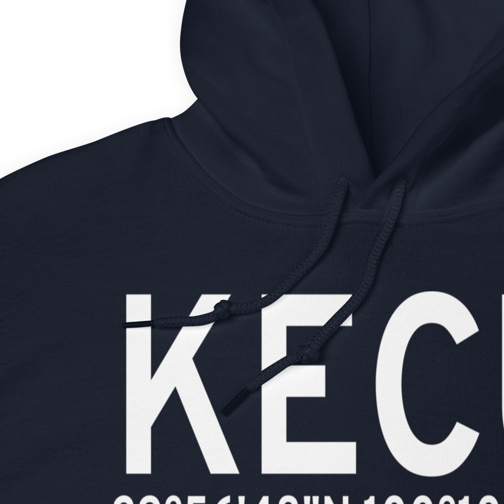 Edwards County Airport (KECU) ICAO Hoodie Sweatshirt 