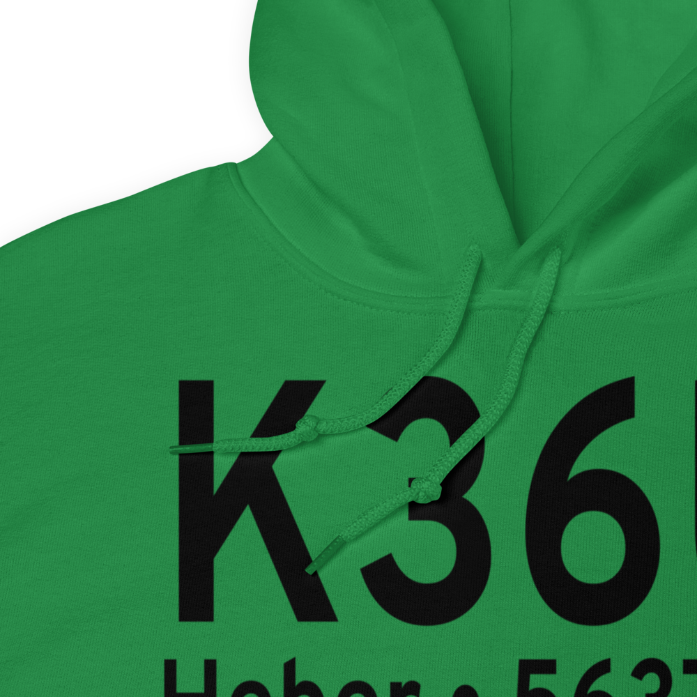 Heber Valley Airport (K36U) ICAO Hoodie Sweatshirt 