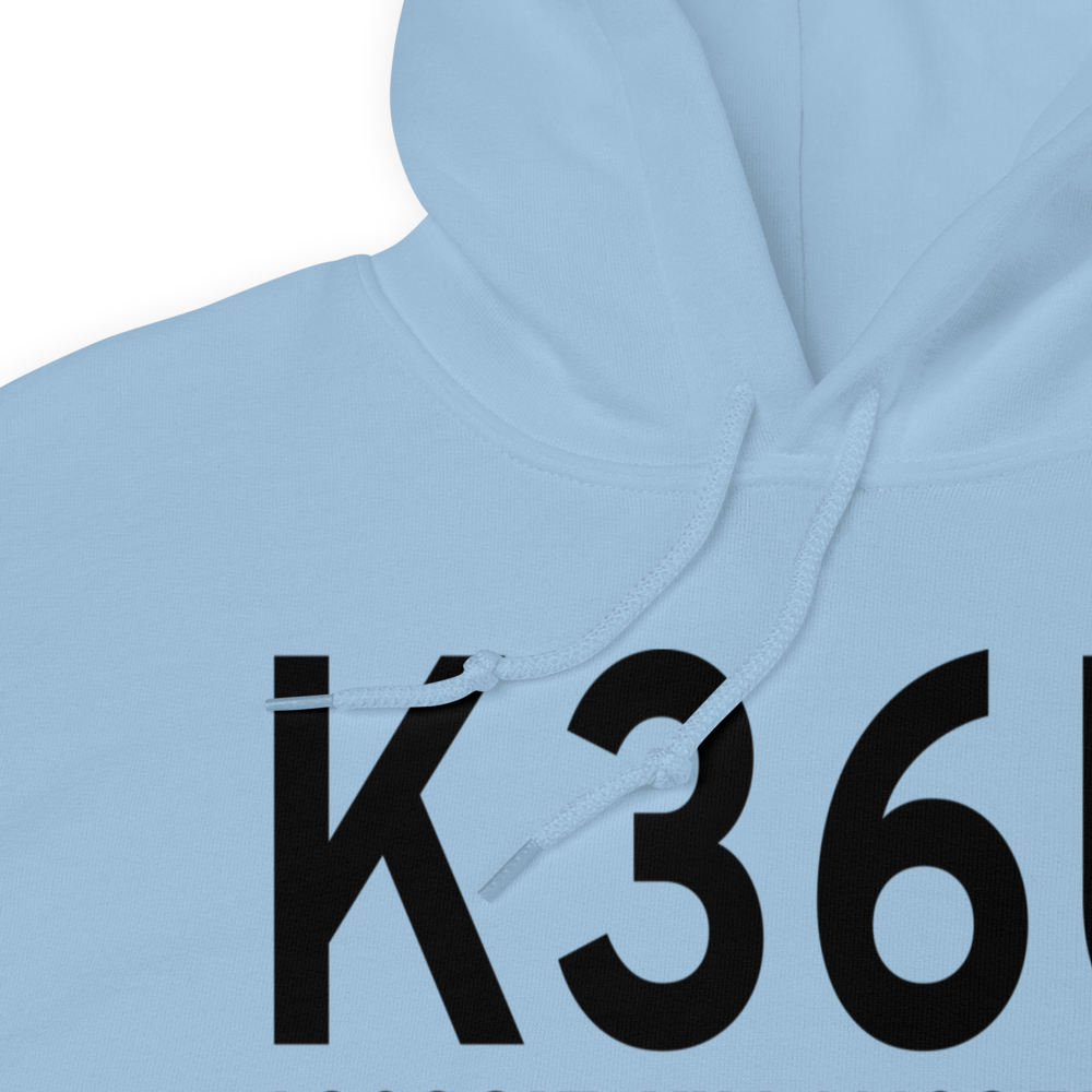 Heber Valley Airport (K36U) ICAO Hoodie Sweatshirt 