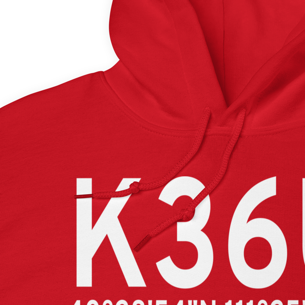 Heber Valley Airport (K36U) ICAO Hoodie Sweatshirt 