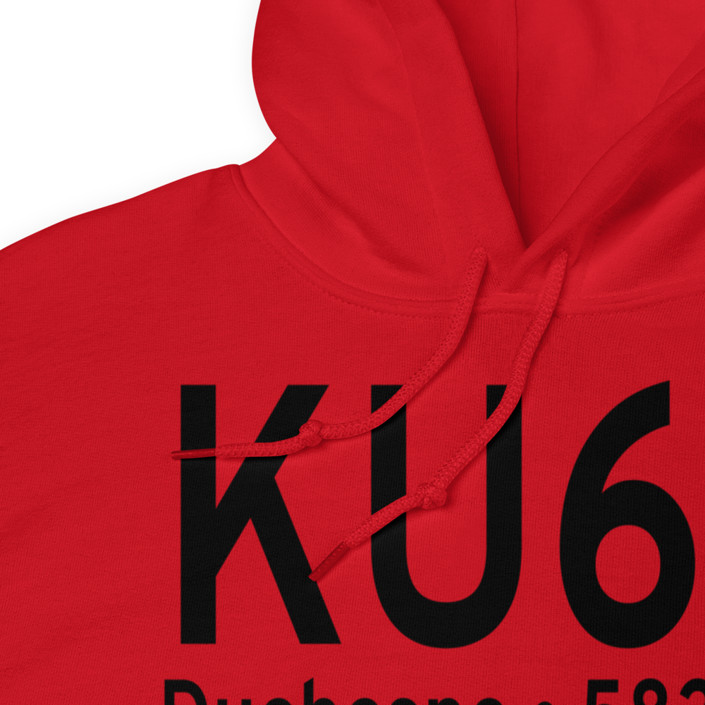 Duchesne Municipal Airport (KU69) ICAO Hoodie Sweatshirt 