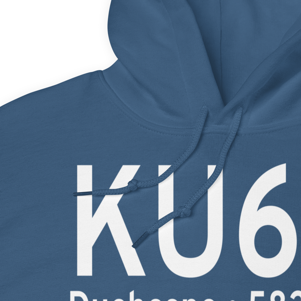 Duchesne Municipal Airport (KU69) ICAO Hoodie Sweatshirt 