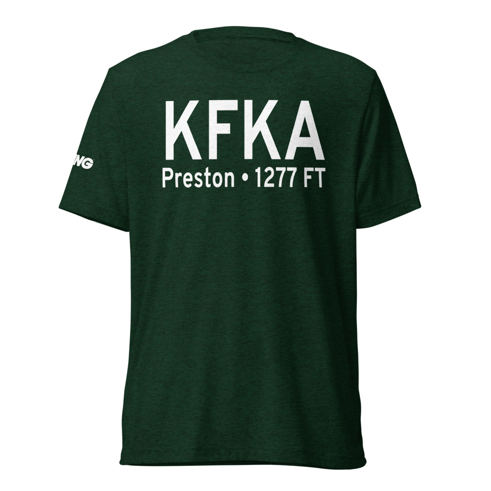 Fillmore County Airport (KFKA) ICAO Tri-blend T-Shirt 