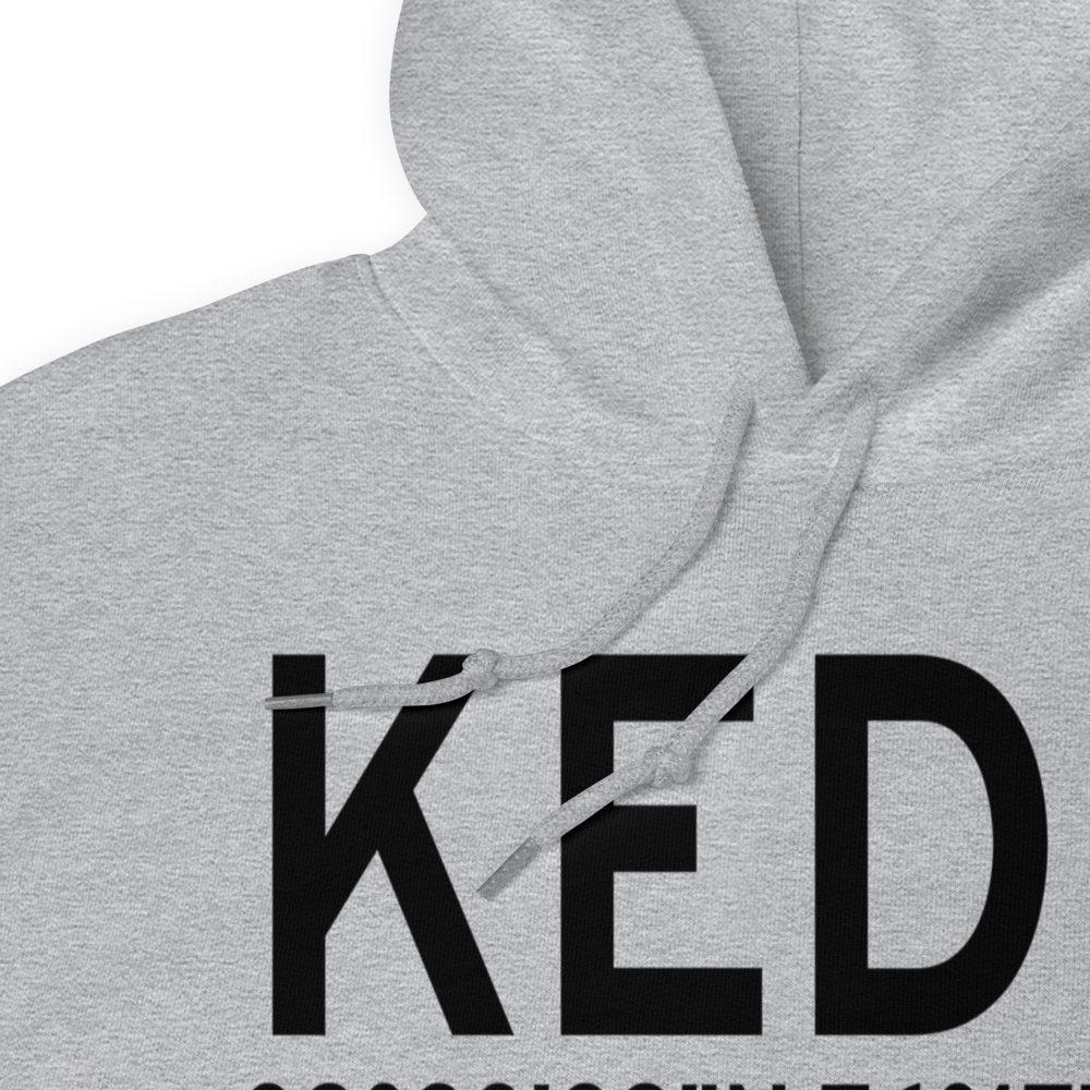 Weide Ahp (Aberdeen Proving Ground) Heliport (KEDG) ICAO Hoodie Sweatshirt 