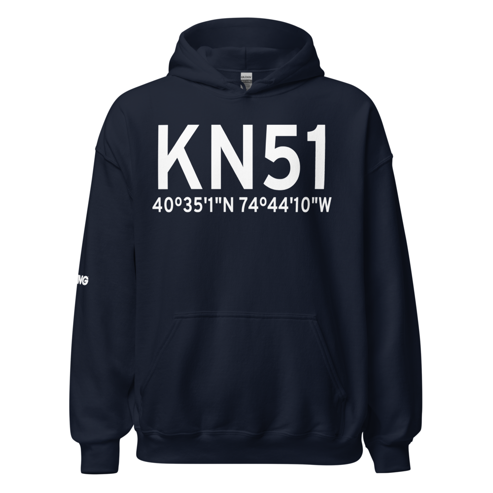 Solberg Hunterdon Airport (KN51) ICAO Hoodie Sweatshirt 
