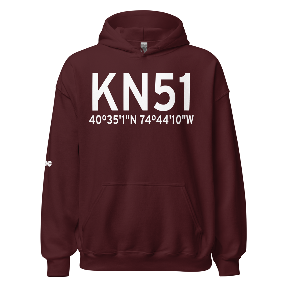Solberg Hunterdon Airport (KN51) ICAO Hoodie Sweatshirt 