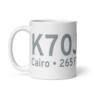 Cairo Grady County Airport (K70J) ICAO Mug