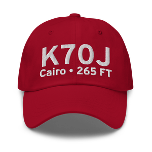 Cairo Grady County Airport (K70J) ICAO Hat