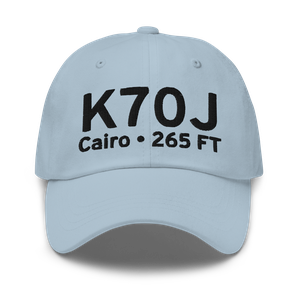 Cairo Grady County Airport (K70J) ICAO Hat