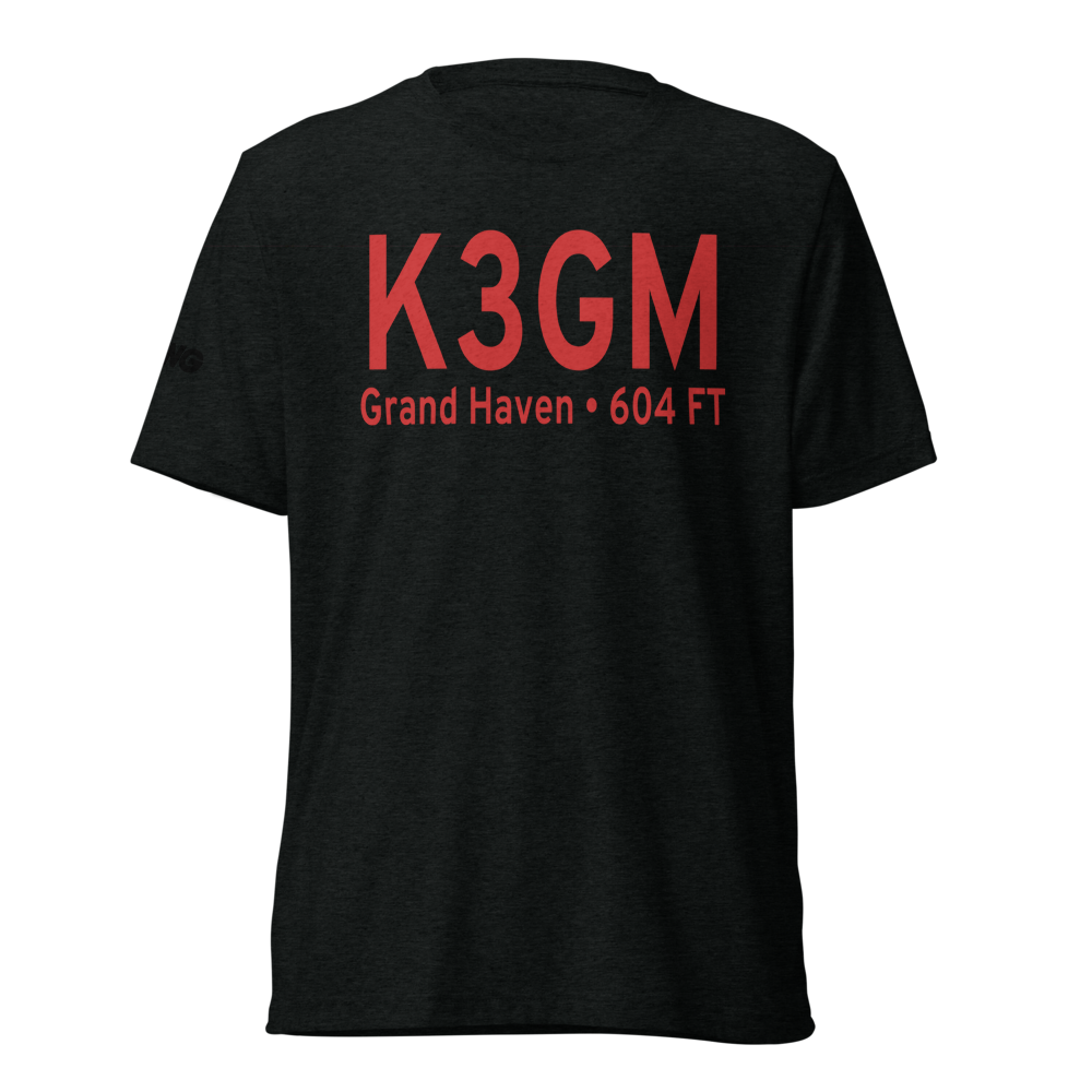 Grand Haven Memorial Airpark (K3GM) ICAO Tri-blend T-Shirt 