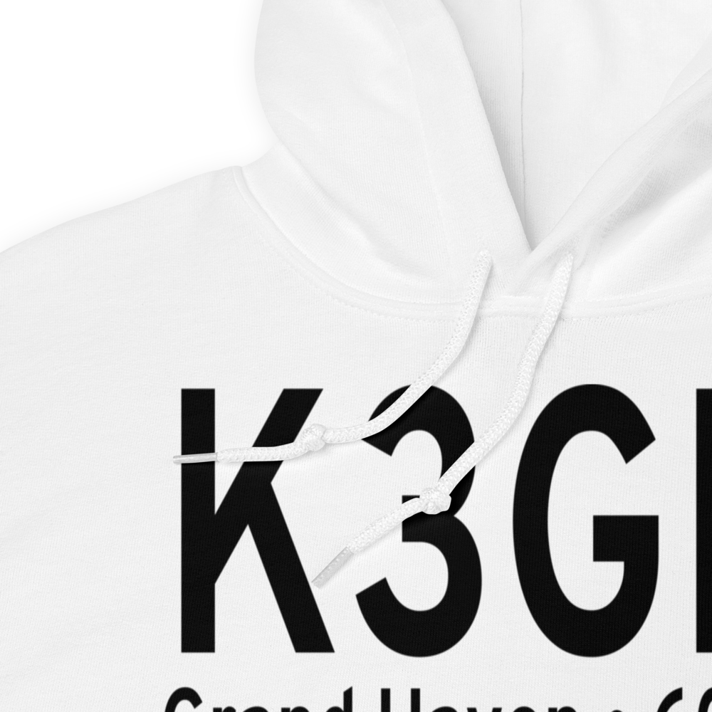 Grand Haven Memorial Airpark (K3GM) ICAO Hoodie Sweatshirt 