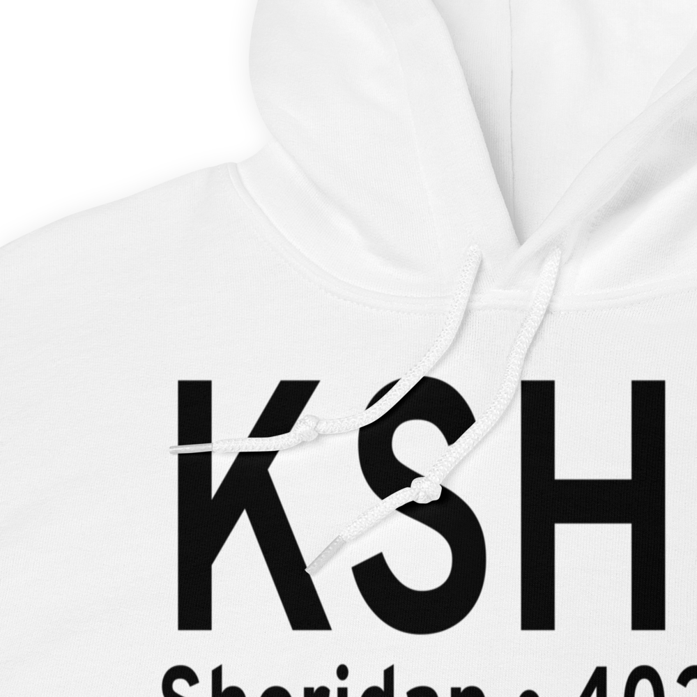 Sheridan County Airport (KSHR) ICAO Hoodie Sweatshirt 
