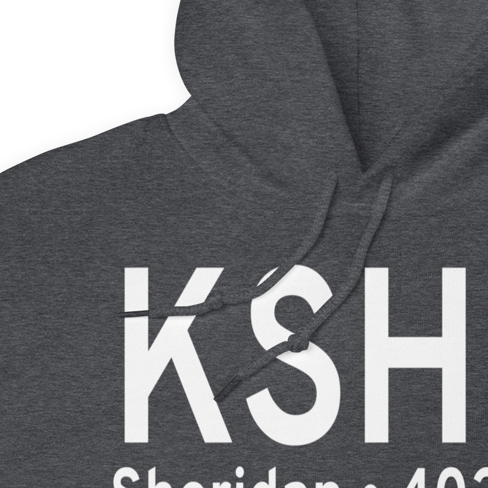 Sheridan County Airport (KSHR) ICAO Hoodie Sweatshirt 