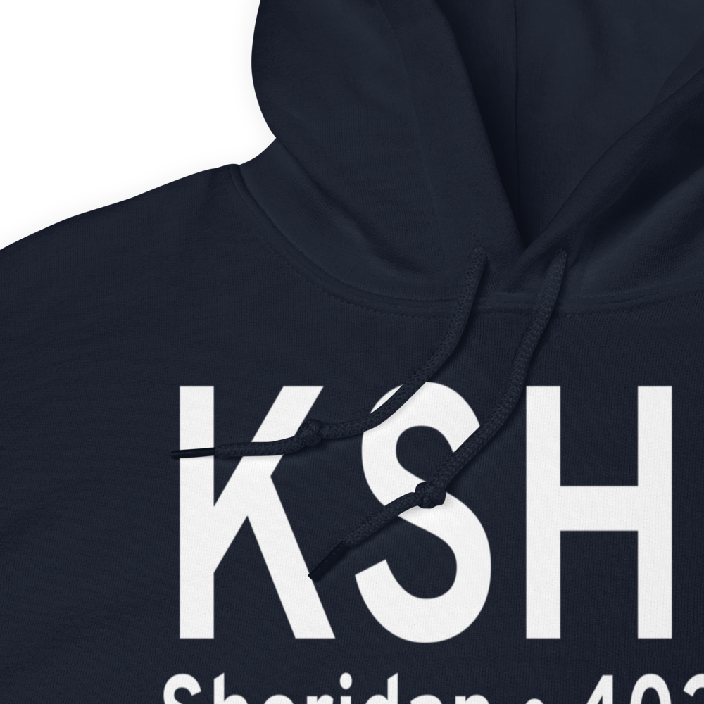 Sheridan County Airport (KSHR) ICAO Hoodie Sweatshirt 