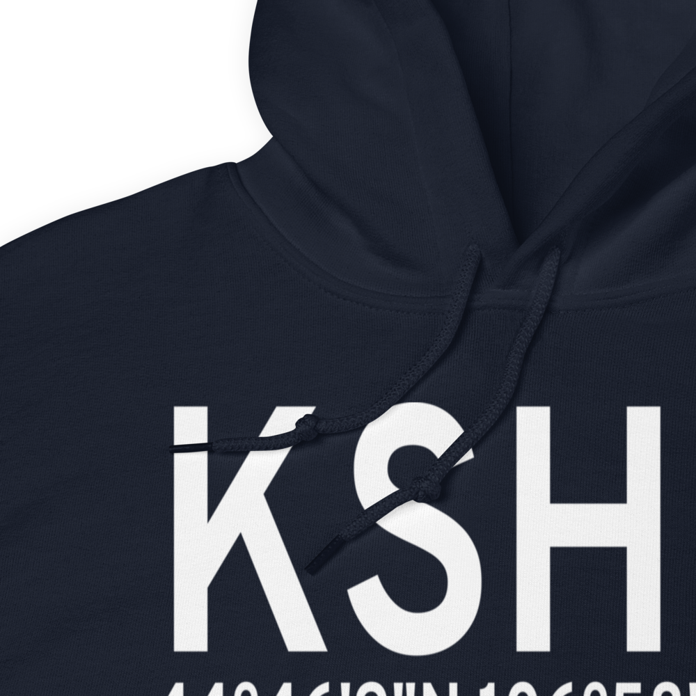 Sheridan County Airport (KSHR) ICAO Hoodie Sweatshirt 