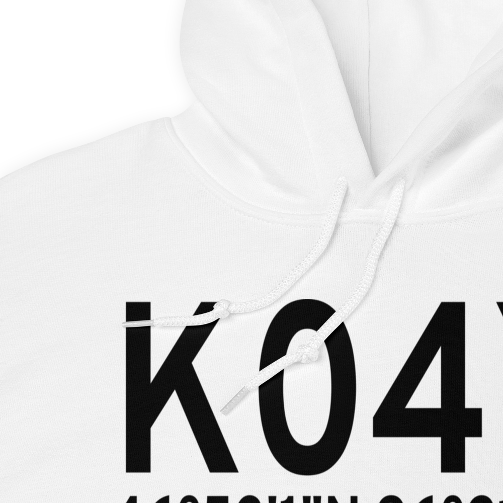 Hawley Municipal Airport (K04Y) ICAO Hoodie Sweatshirt 
