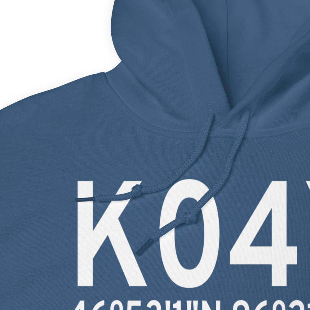 Hawley Municipal Airport (K04Y) ICAO Hoodie Sweatshirt 