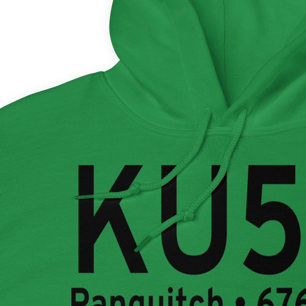 Panguitch Municipal Airport (KU55) ICAO Hoodie Sweatshirt 