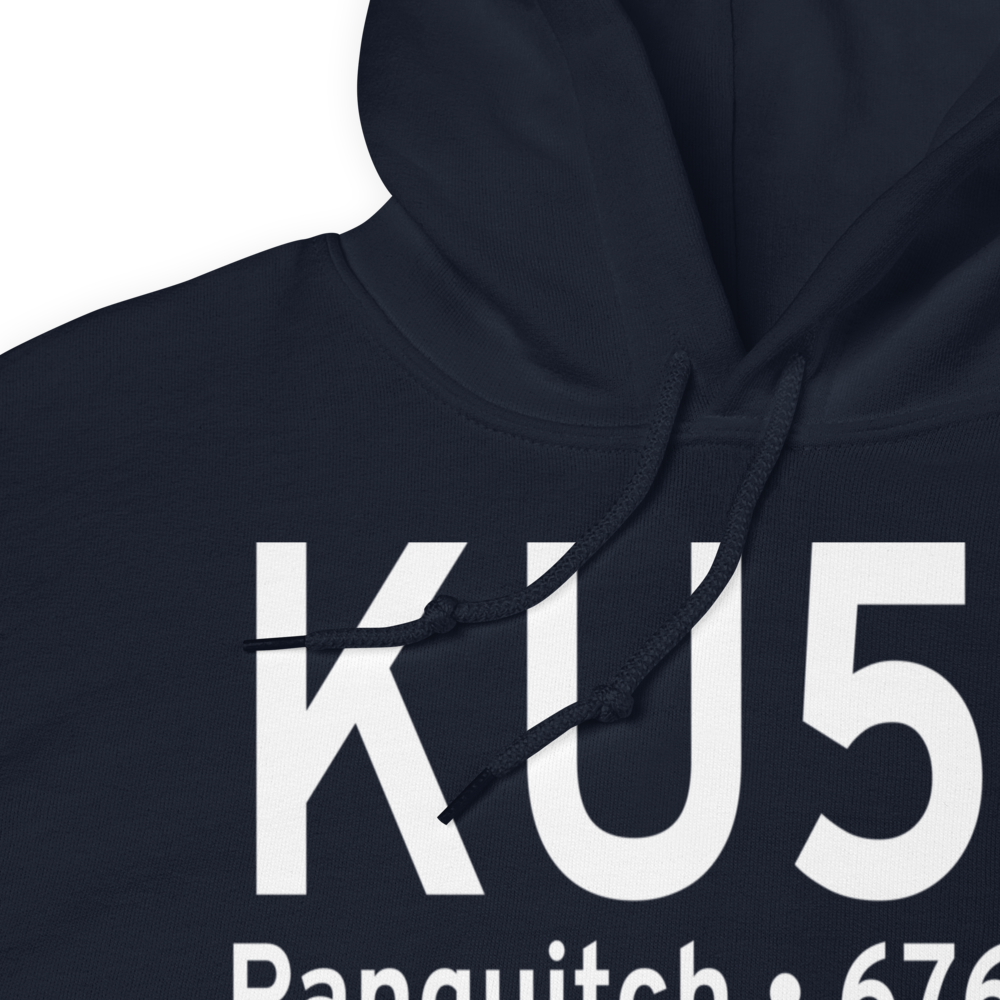 Panguitch Municipal Airport (KU55) ICAO Hoodie Sweatshirt 