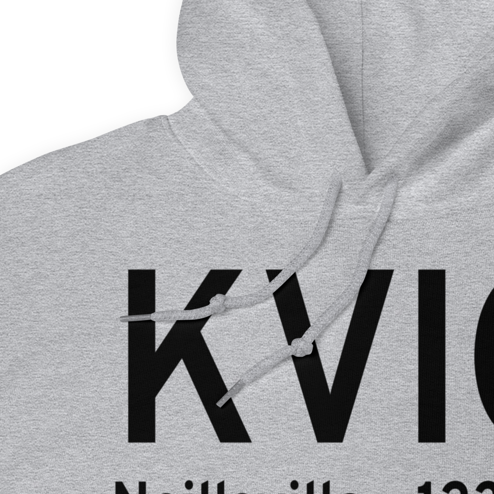 Neillsville Municipal Airport (KVIQ) ICAO Hoodie Sweatshirt 