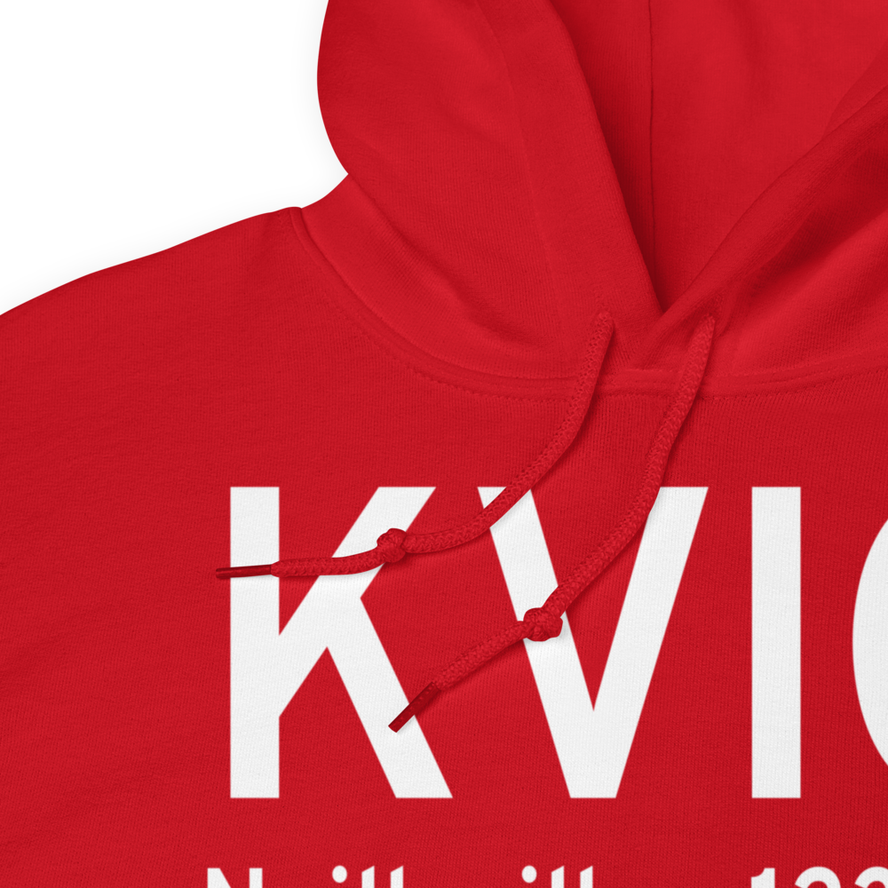 Neillsville Municipal Airport (KVIQ) ICAO Hoodie Sweatshirt 