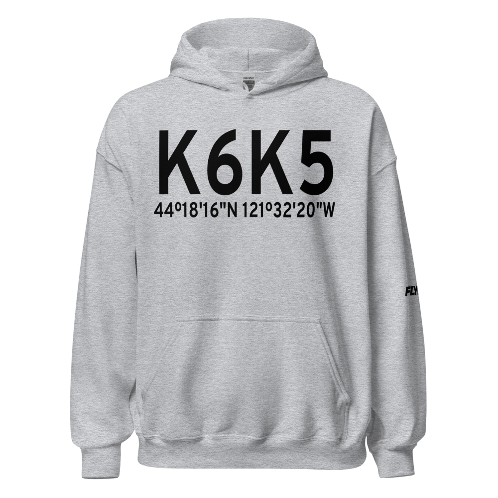 Sisters Eagle Air Airport (K6K5) ICAO Hoodie Sweatshirt 